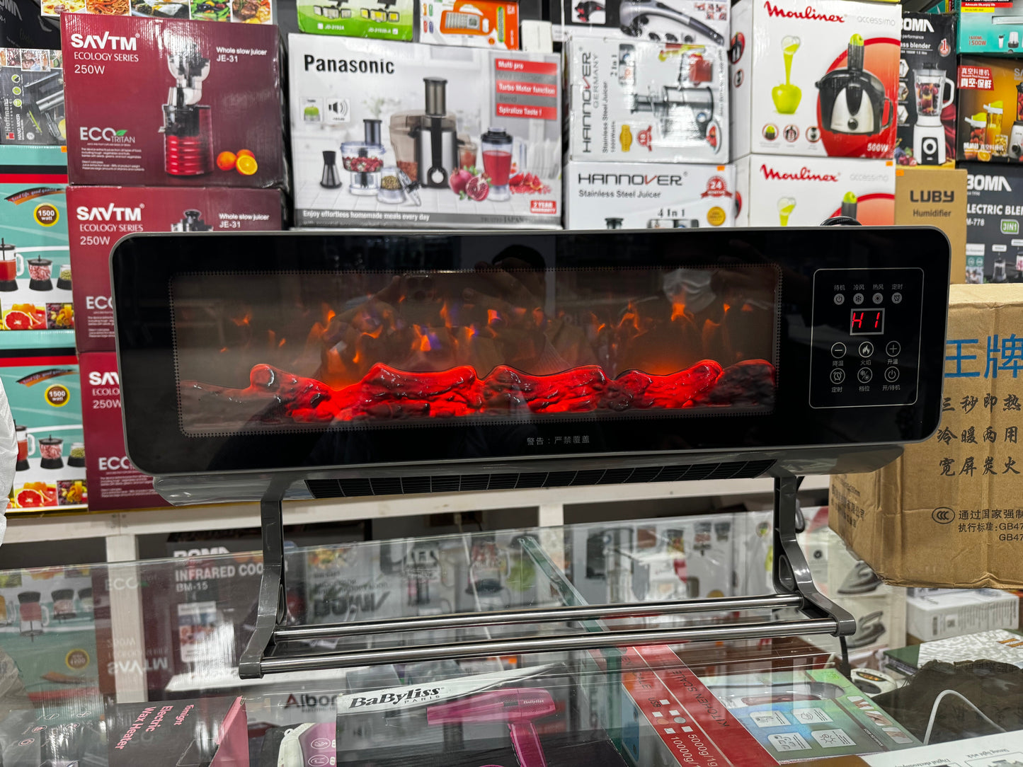 Lott imported ACE life wall mounted Electric heater . Flame display. Very high Quality