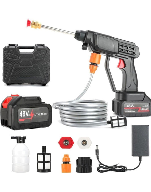 Lott imported Rechargeable Car washer Solar washer . Garding 48 v 2 lethium Battry .