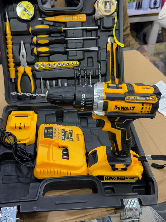 Dewalt German Lott Imported  36 V Drill machine Tools Box . High Quality