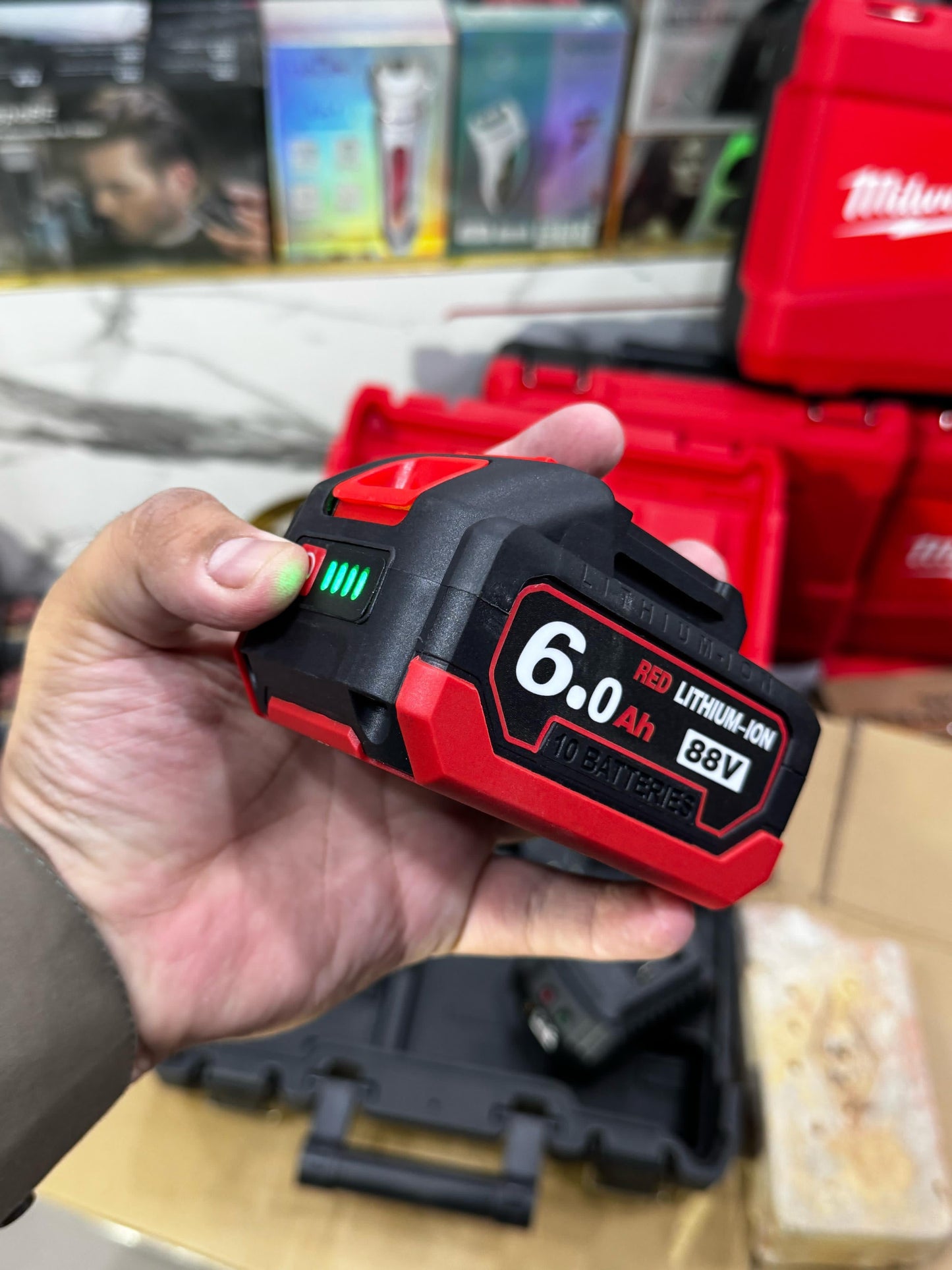 Lott imported Milwaukee Drill machine tools. 88V  Double Battry High Quality