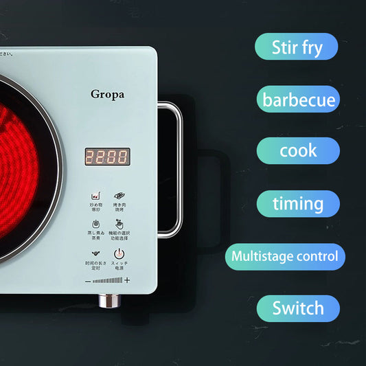 Gropa Japan Universal Electric Hotplate . Infrared cooker . Electric Stove . Chola 3500W