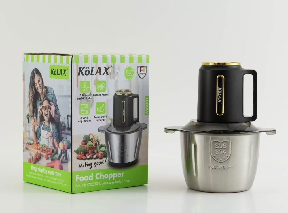 german lott imported Kolax Digital meat food chopper 3 Liter 1000 watt High Quality
