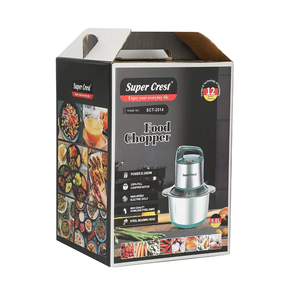 German Lott imported SUPER CREST 5 Liter High Quality meat Food chopper . 6 Blade