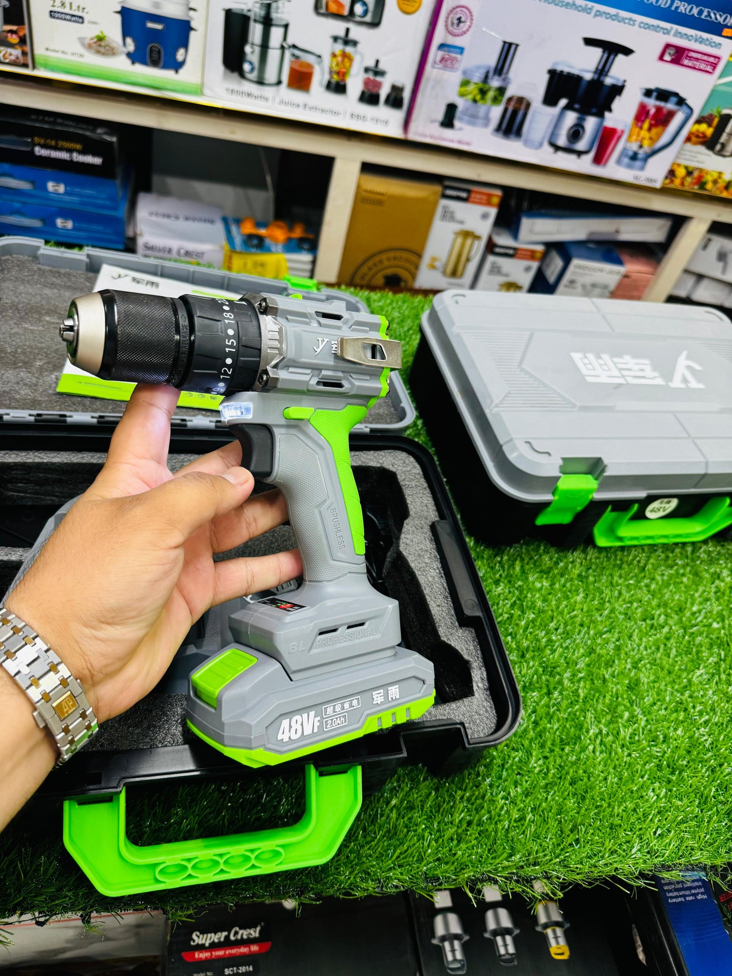 Lott imported 48v drill machine tools box high Quality yJ