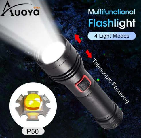 ABD 2308 Multifunctional Flashlight | Flashlight With Usb Charging