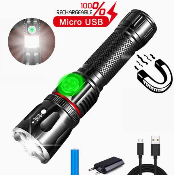 ABD Multifunctional Flash Light | ABD 2304  Flash Light With Usb Charging