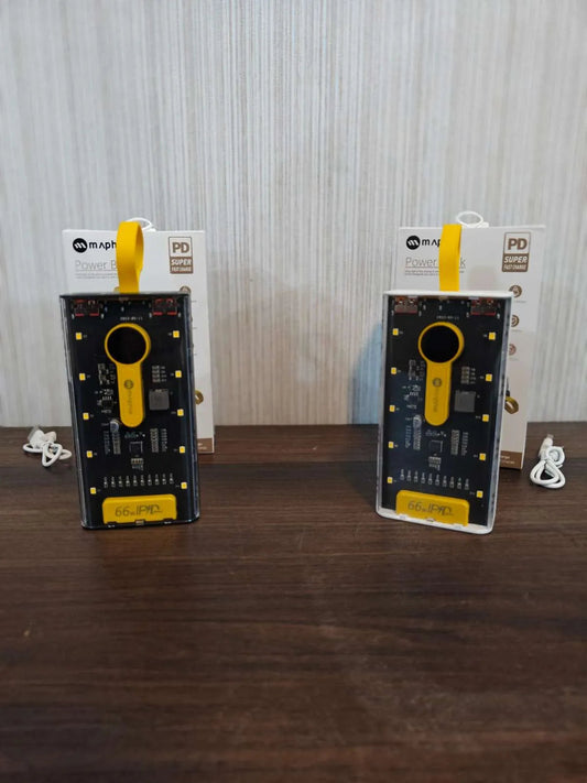 20000mah Power Bank 66W Super Fast Charging PD Power bank with Night Light. Regular priceRs.6,000.00 Sale priceRs.4,500.00-25% OFF