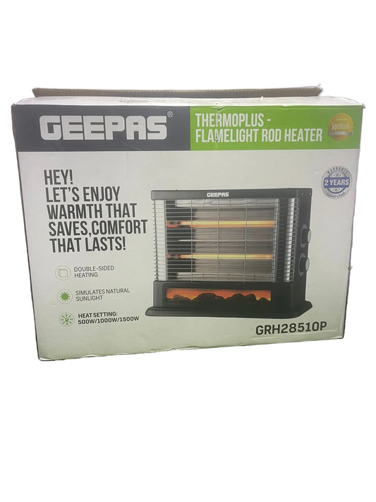 GEEPAS THERMOPLUS FLAMELIGHT ROD HEATER