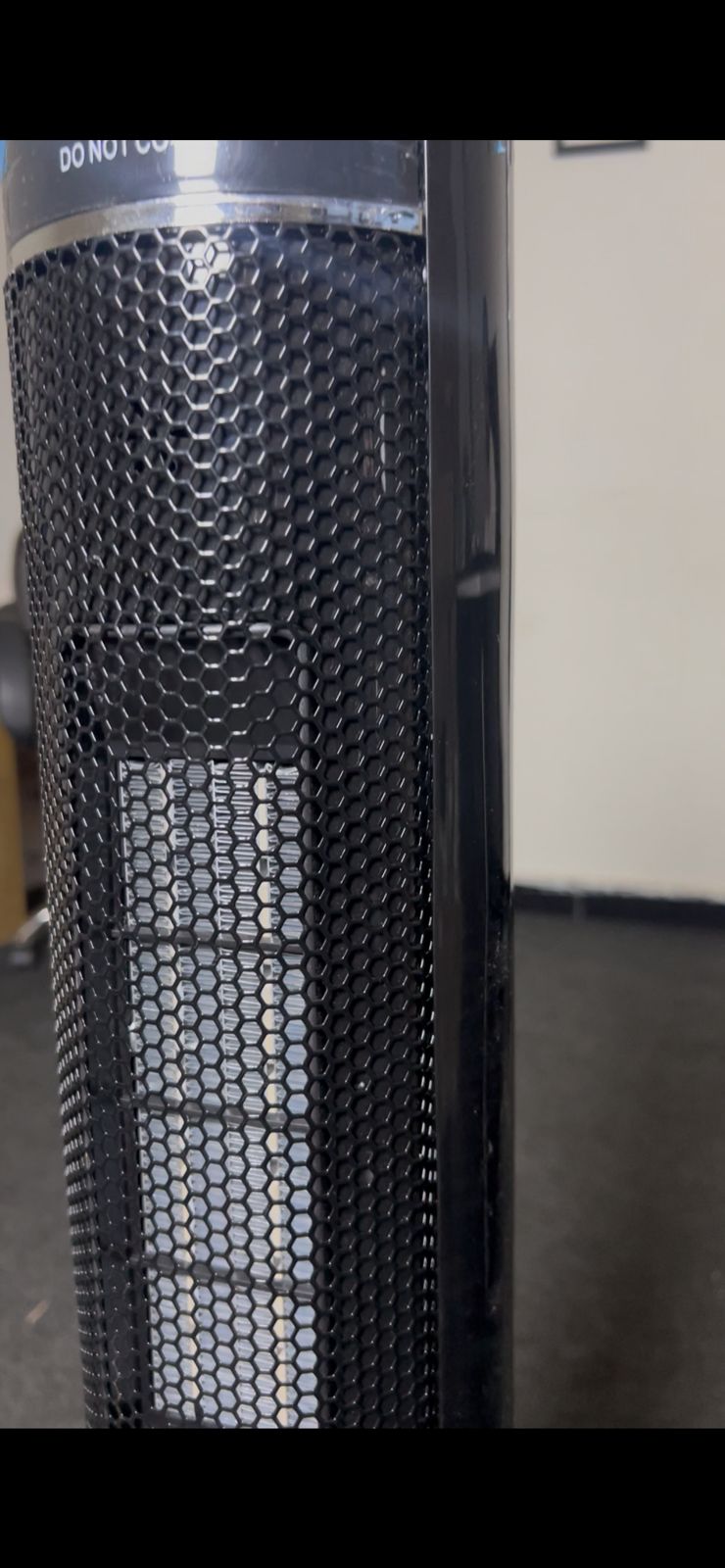 33\" Electric Room Heater with Independent Flame Effect and Remote Control Fast Heating PTC Tower for Home Living