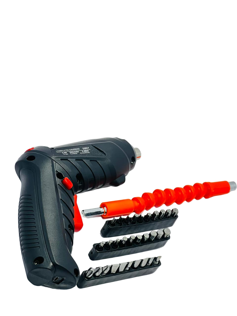 48 in 1 Electric Screwdriver Cordless Rechargeable Small Power Drill Set 3.6V Li-ion 3.5Nm Max Torque Electric Rotatable